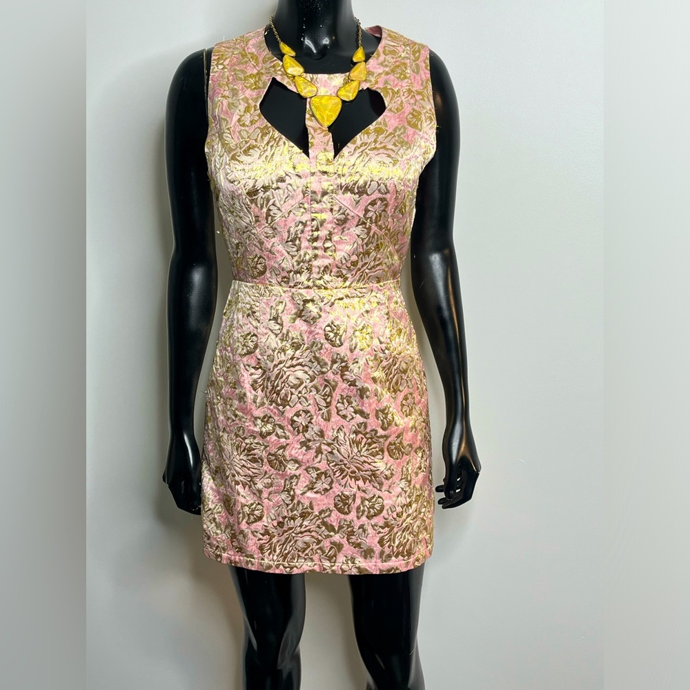 Vintage Metallic Dress
